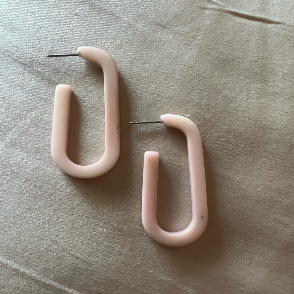 Noonday pink earrings.